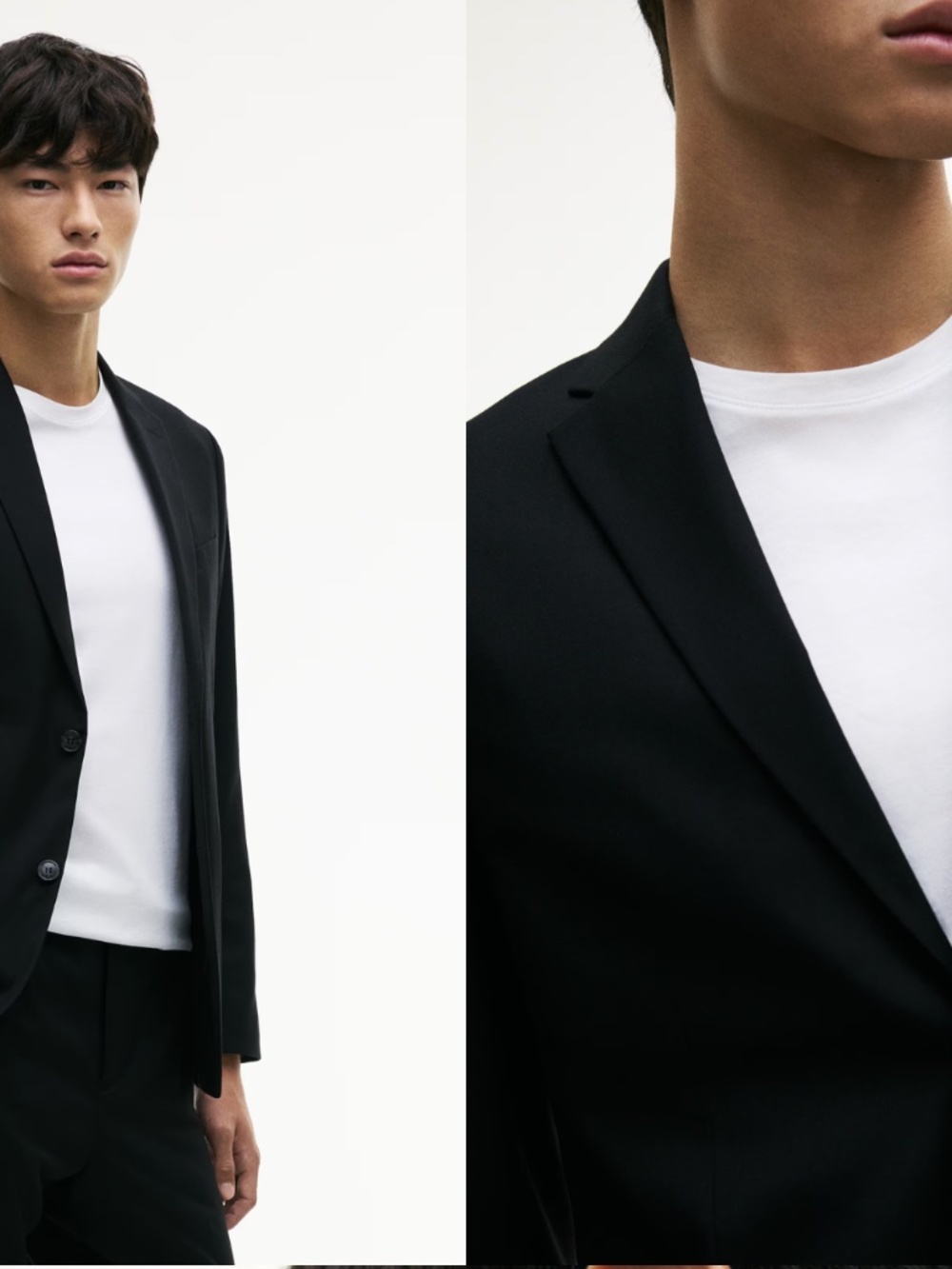 H&M SLIM-FIT JACKET & PANTS